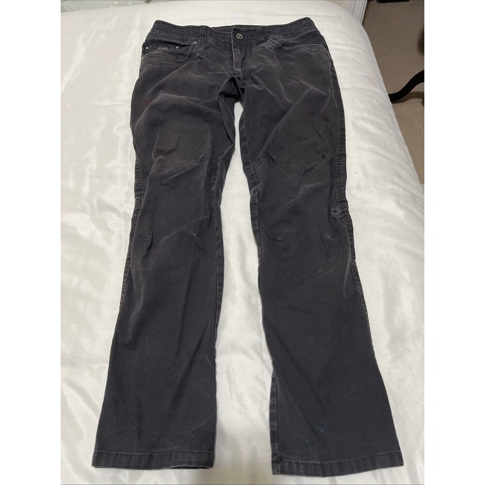 Kuhl Pants Free Kanvus Jean Hiking Outdoors Straight Climbing Mens FLAW 34x32/31
